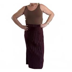 NEW SKIES ARE BLUE michelle made me do it skirt in chocolate